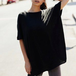 Free People Movement Walk on Tunic, Black, Sz S